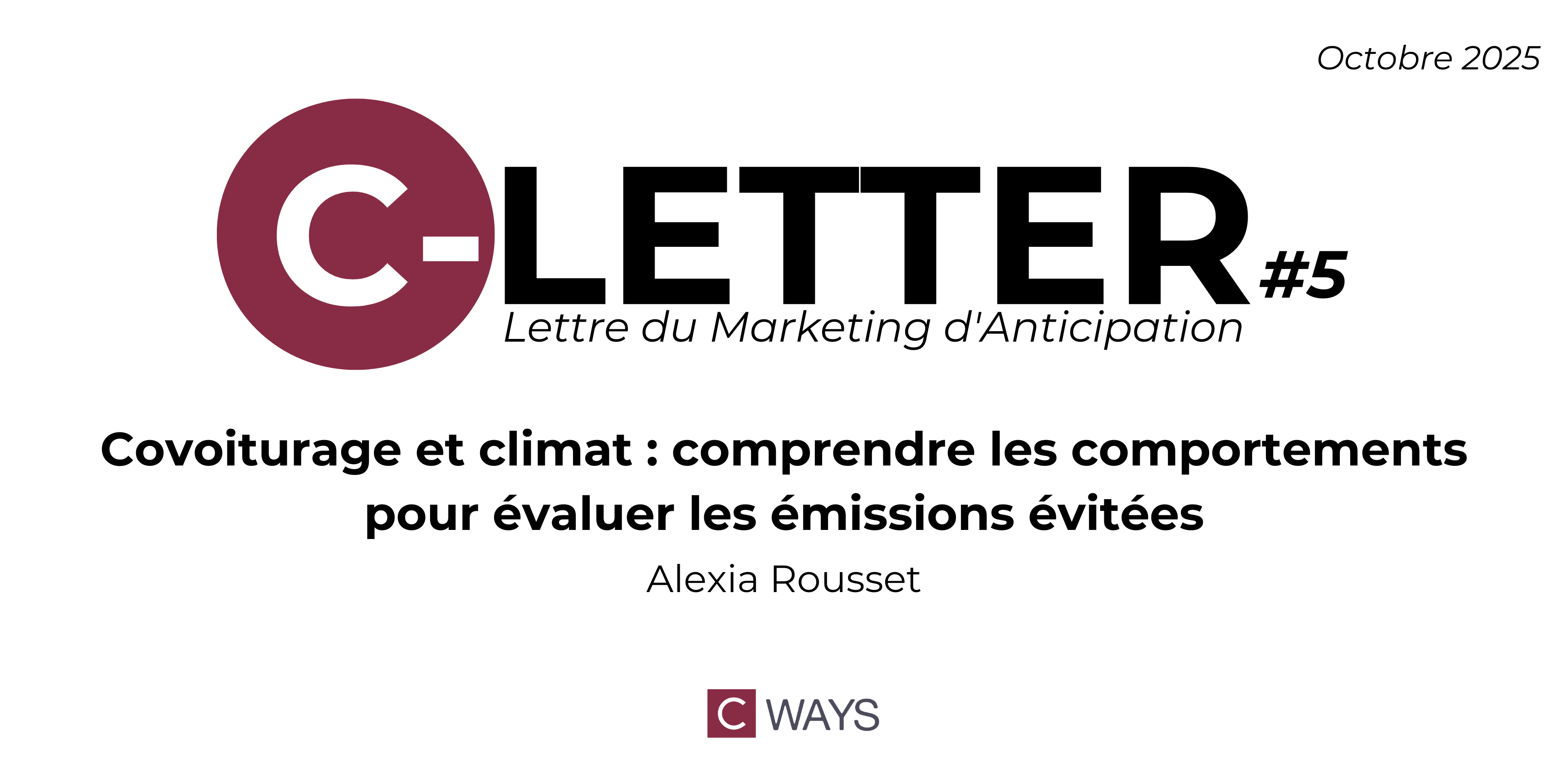 C-Letter 5 - covoiturage et climat