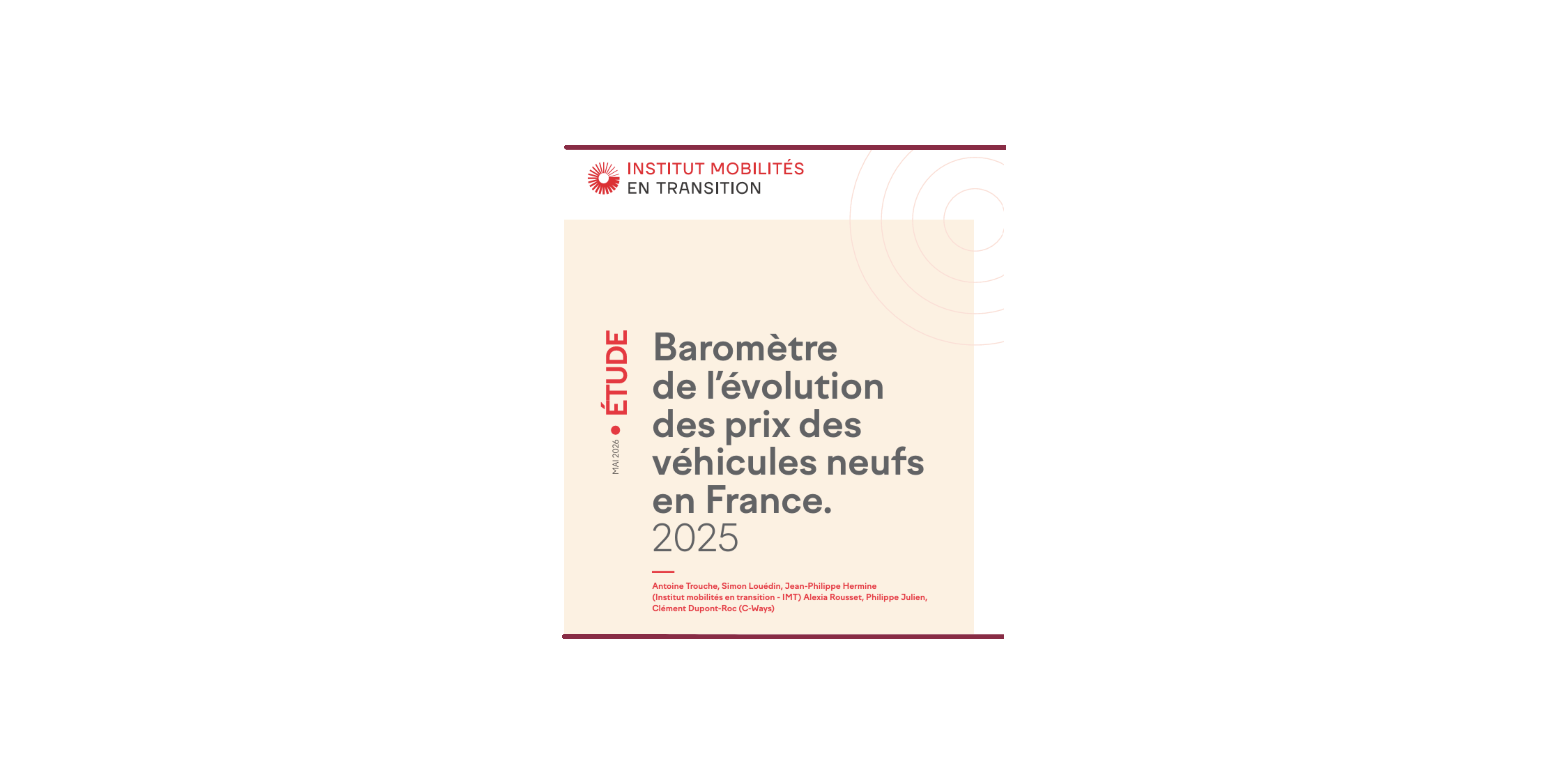IMT X C-WAYS baromètre 2026
