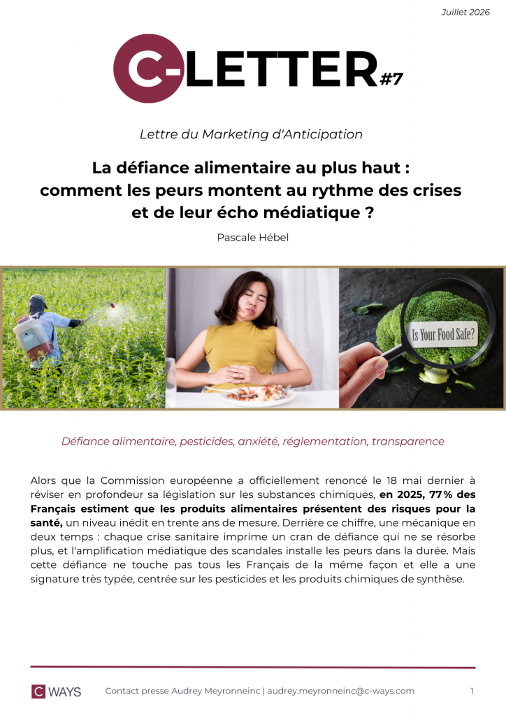 C-Letter 7 inquiétudes alimentaires